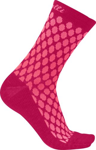 dámské zimní ponožky Castelli Sfida 13 Sock Brilliant Pink/Fuchsia