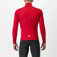 dres s dlouhým rukávem Castelli Entrata Thermal Jersey Rich Red/Black (1)