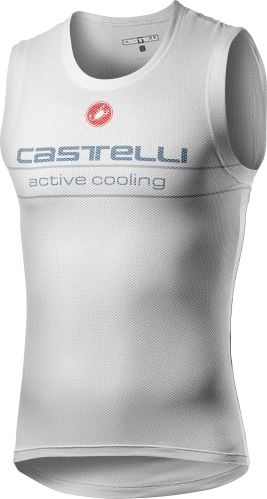 dámské spodní triko Castelli Active Cooling Sleeveless Silver Gray