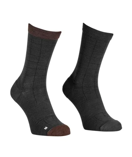 ponožky Ortovox merino MTB Mid Light Socks Men's Black Raven