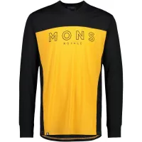 volný dres s dlouhým rukávem MONS ROYALE Redwood Enduro VLS black /gold