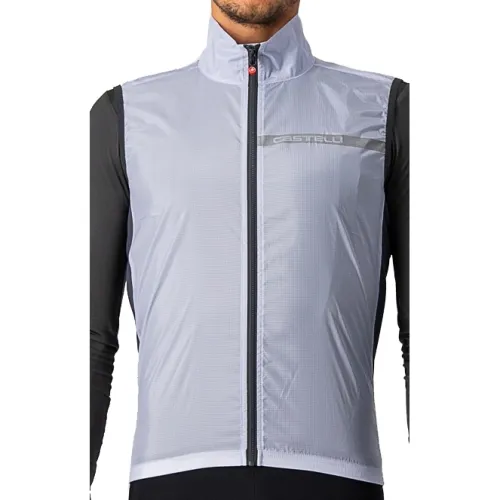 vesta Castelli Squadra Stretch Vest Silver Gray/Dark Gray