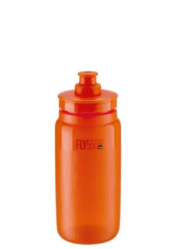 bidon Elite Fly TEX 0,55l průhledná/oranžová