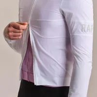 bunda RAPHA Men's Pro Team Lightweight Wind Jacket White/Silver (4)