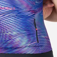 dámský dres CASTELLI Cosmic Vortex Jersey Multicolor Ultraviolet Rose (4)