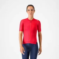 dámský dres Castelli Espresso  W Jersey Hibiscus/Dark Gray (7)