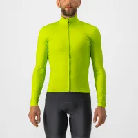 dres s dlouhým rukávem Castelli Pro Thermal Mid LS Jersey Electric Lime (5)