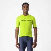 dres Castelli Prologo Lite Jersey Electric Lime/Deep Green (7)