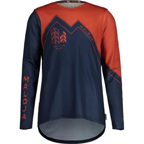 volný dres s dlouhým rukávem Maloja NatternkopfM. night sky multi