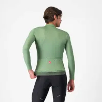 dres s dlouhým rukávem Castelli Espresso Thermal Jersey Green Pepper/Deep Green (1)