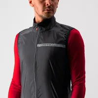 vesta Castelli Squadra Stretch Vest Light Black/Dark Gray (4)