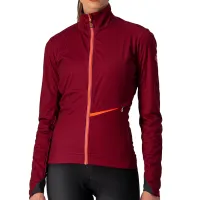 dámská bunda Castelli Go W Jacket Bordeaux/Brilliant Pink