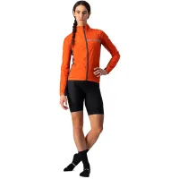 dámská bunda Castelli Squadra Stretch  W Jacket Fiery Red/Dark Gray (5)