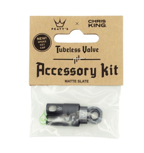ventilek Peaty's x Chris King MK2 Tubeless Valves Accessory Kit - Slate