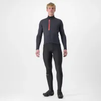 dres s dlouhým rukávem Castelli Entrata Thermal Jersey Light Black/Red (5)