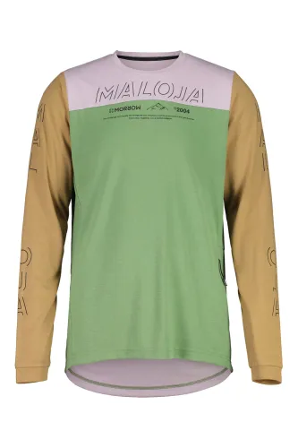 volný dres s dlouhým rukávem Maloja HaunoldM. pastel clover multi