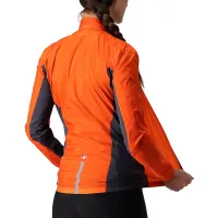 dámská bunda Castelli Squadra Stretch  W Jacket Fiery Red/Dark Gray (2)