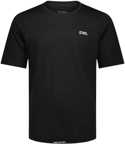 volný dres MONS ROYALE Diversion Merino Bike Jersey Ss Black