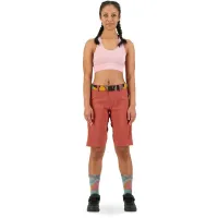 dámské volné kraťasy MONS ROYALE Virage Bike Shorts terracotta (2)