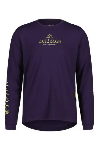 volný dres s dlouhým rukávem Maloja HaunoldM. dark grape