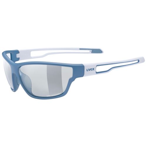 brýle UVEX Sportstyle 806 Vario Blue/White Mat