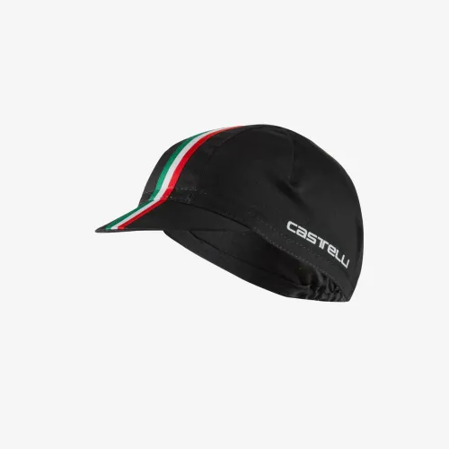 čepice Castelli Italia Cap Black UNI