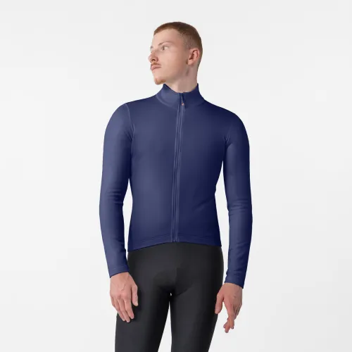 dres s dlouhým rukávem CASTELLI Competizione Thermal LS Jersey Belgian Blue
