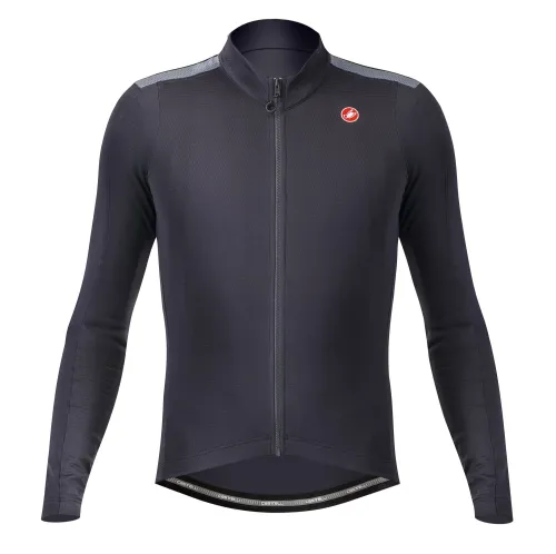 dres s dlouhým rukávem Castelli Puro 4 Jersey Dark Gray