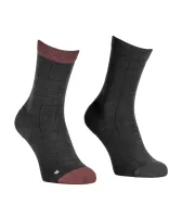 dámské ponožky Ortovox merino MTB Mid Light Socks Women's Black Raven