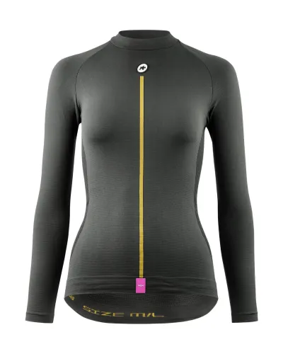 dámské spodní triko ASSOS Women's Spring Fall LS Skin Layer P1 Anthracite Grey