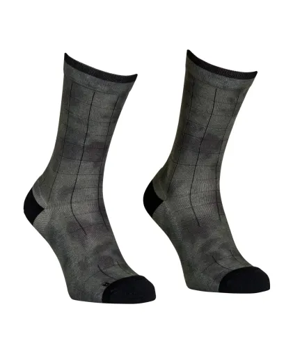 ponožky Ortovox merino MTB Mid Socks Men's Dark Wild Herbs