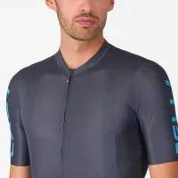 dres CASTELLI Entrata Apex Jersey Twilight Blue/Neon Cobalt (2)