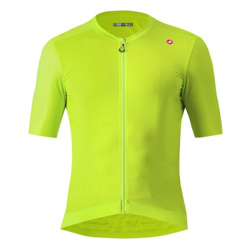 dres Castelli Espresso Jersey Electric Lime/Deep Green