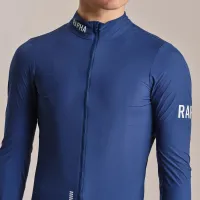 bunda RAPHA Men's Pro Team Lightweight Wind Jacket Fossil Blue/White (4)