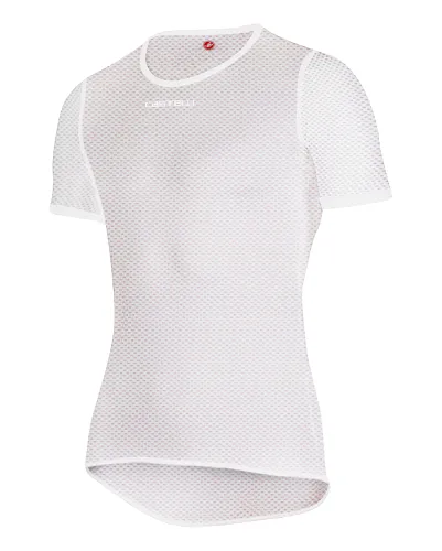spodní triko Castelli Pro Mesh 2.0 Short Sleeve White
