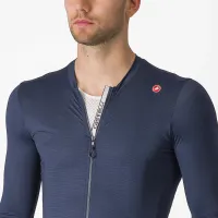 dres s dlouhým rukávem Castelli Espresso LS Jersey Belgian Blue/Silver Moon (4)