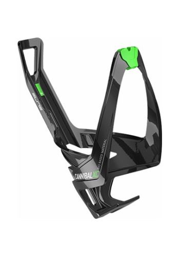 košík Elite Cannibal XC BIO černý lesklý/zelený