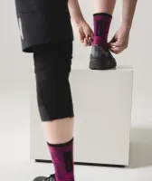 dámské ponožky Ortovox merino MTB Mid Socks Women's Pink Splash (2)