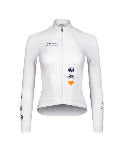 dámský dres s dlouhým rukávem Isadore X La Machine Long Sleeve Jersey Vanilla