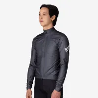 bunda RAPHA Men's Pro Team Gore-Tex Lightweight Rain Jacket Black Charcoal/White (3)