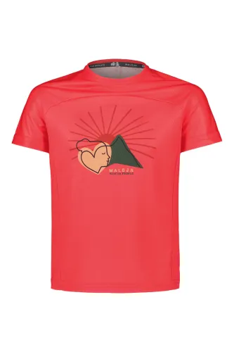 dětský volný dres Maloja BarbarakrautG. raspberry