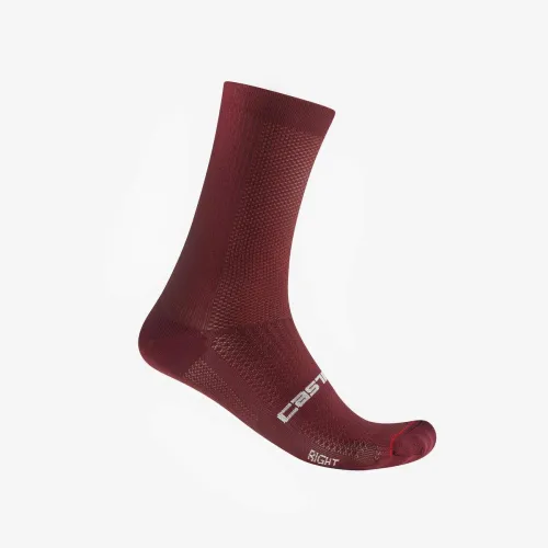 ponožky Castelli Espresso 18 Sock Deep Bordeaux