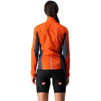 dámská bunda Castelli Squadra Stretch  W Jacket Fiery Red/Dark Gray (1)