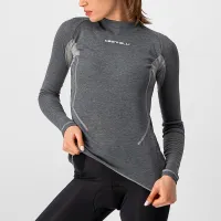 dámské spodní triko s dlouhým rukávem Castelli Flanders 2 W Warm Long Sleeve Gray (6)