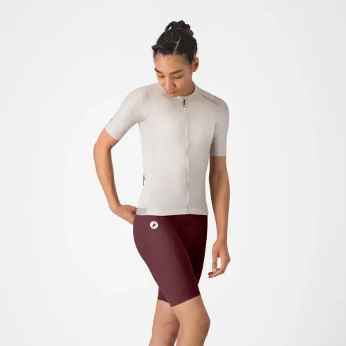 dámské kraťasy bez laclu CASTELLI Espresso 2 W Short Deep Bordeaux