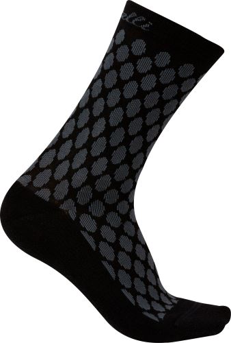 dámské zimní ponožky Castelli Sfida 13 Sock Black/Dark Gray