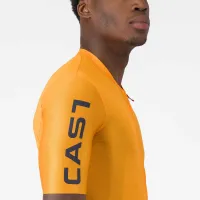 dres CASTELLI Entrata Apex Jersey Vivid Orange/Twilight Blue (2)