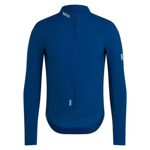 bunda RAPHA Men's Pro Team Lightweight Wind Jacket Fossil Blue/White