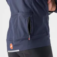 bunda Castelli Alpha Ultimate Insulated Jacket Savile Blue/Silver Reflex-Steel Blue (3)