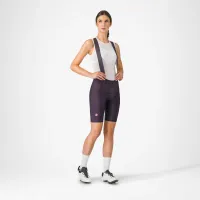 dámské kraťasy s laclem Castelli Prima 2 DT Bibshort Dark Night Shade/Deep Purple (6)